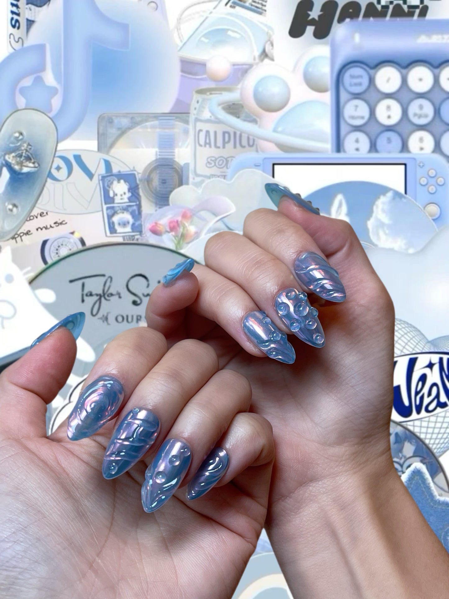 Metallic Blue Chrome