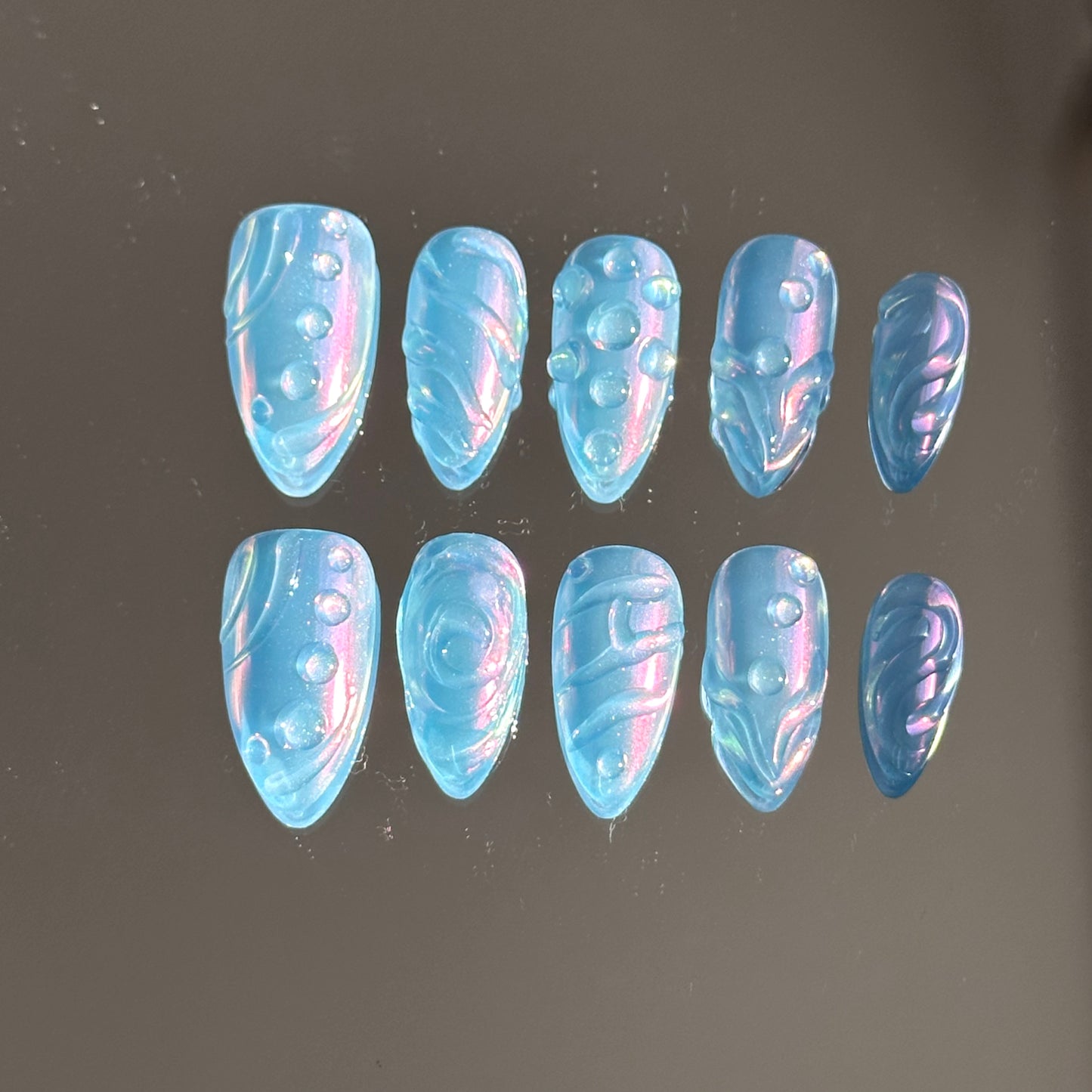 Metallic Blue Chrome