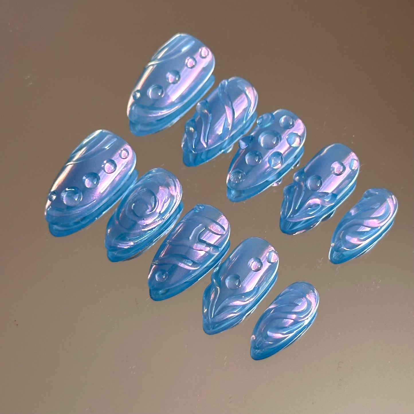 Metallic Blue Chrome