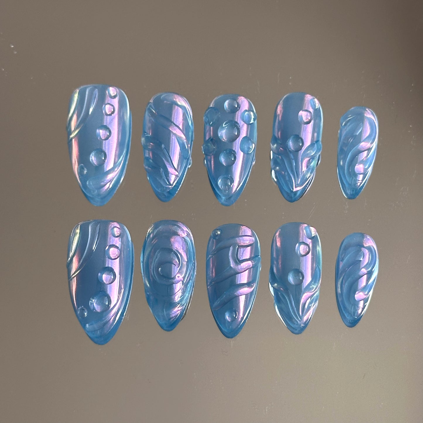 Metallic Blue Chrome