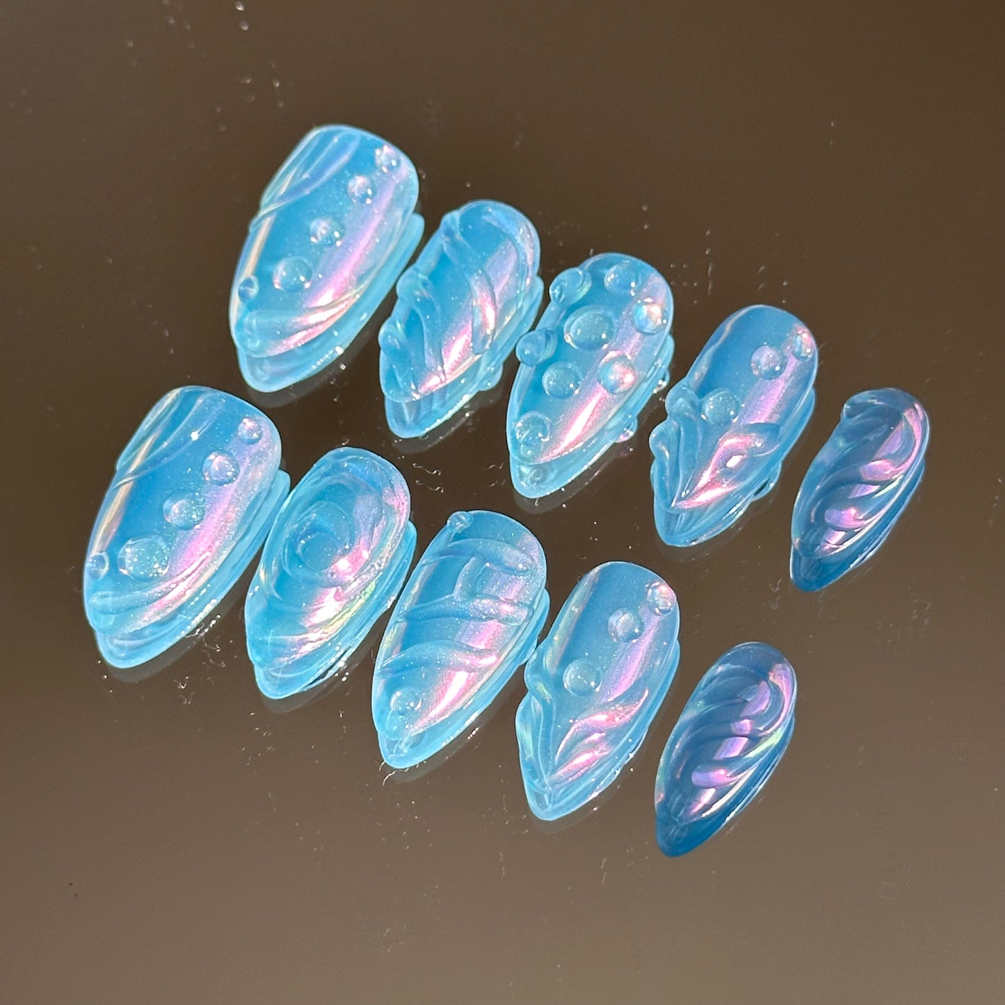Metallic Blue Chrome