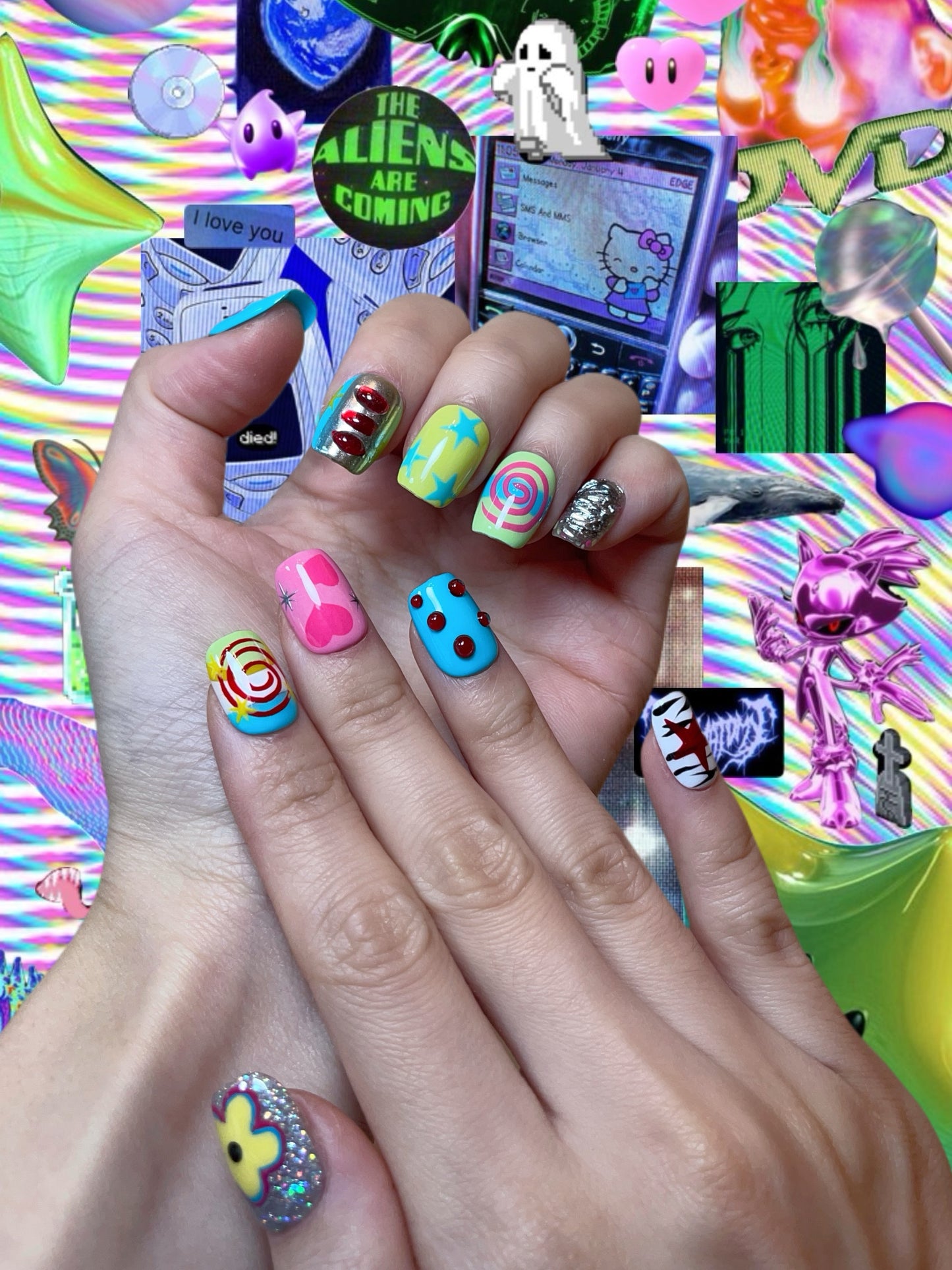 Vibrant pop art